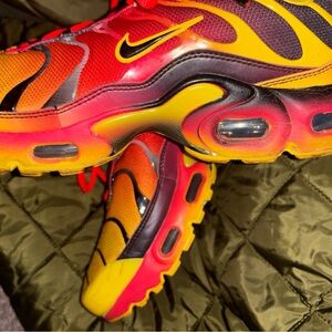 Nike Air Max Plus Gradient Red and Yellow